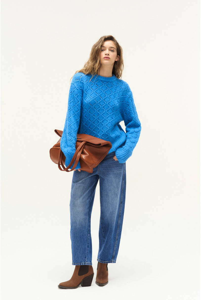 SWEATER C/R M/L BLOSSOM