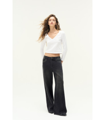 JEAN WIDE LEG DONNA