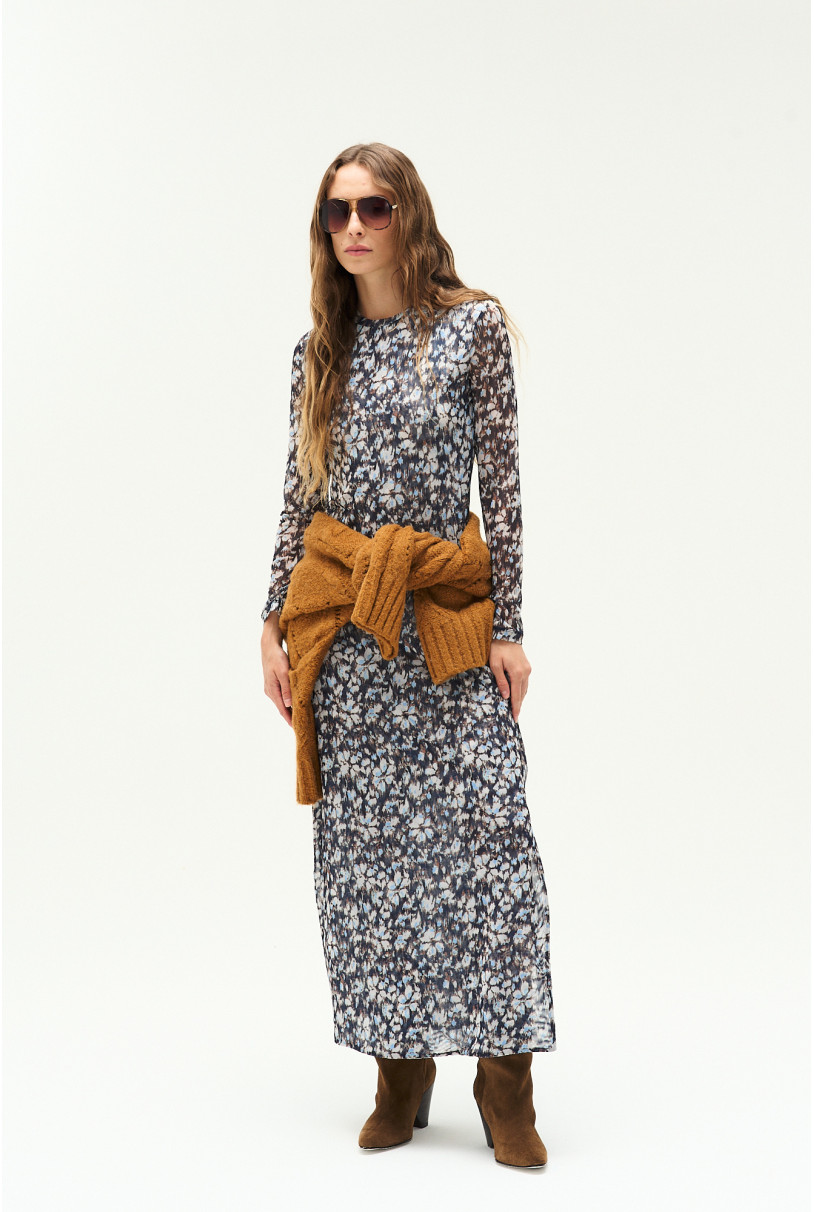 VESTIDO C/R M/L ETTA