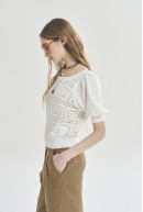 SWEATER C/R M/CODO NORA