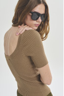 SWEATER C/R M/CODO AMY