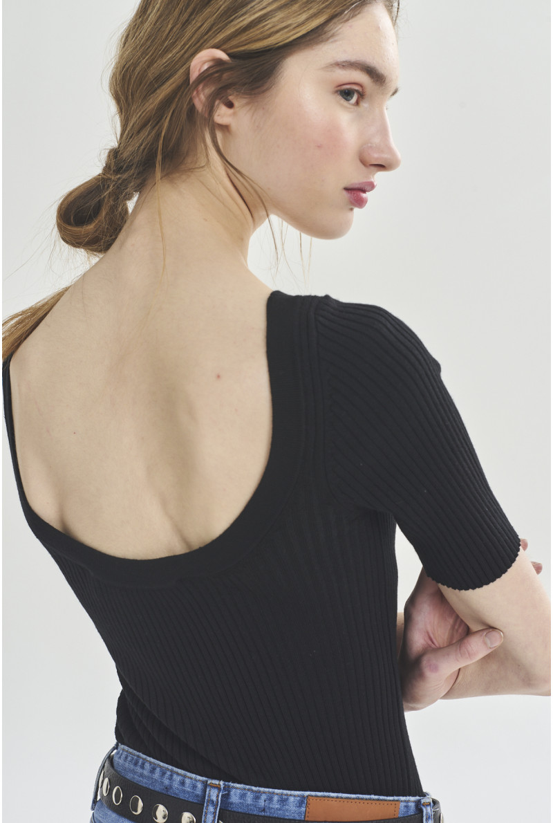 SWEATER C/R M/CODO AMY