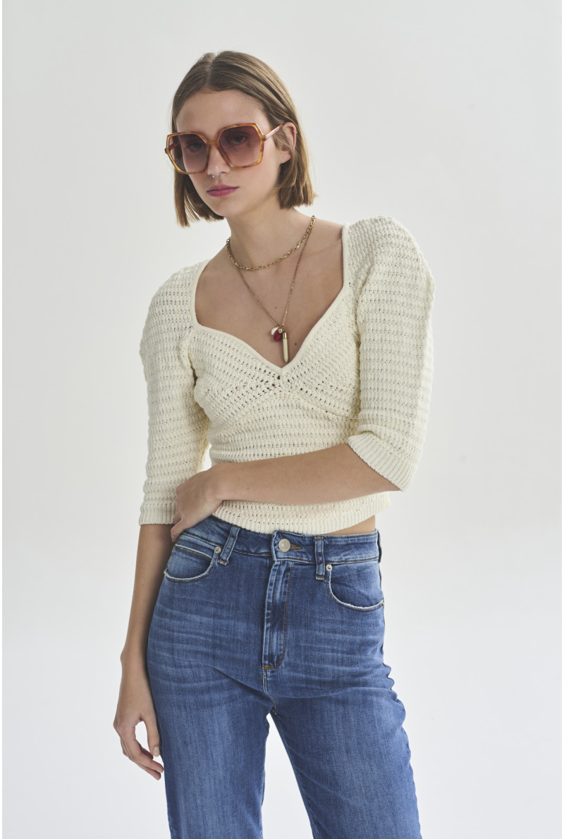 SWEATER V AL CODO NADINE