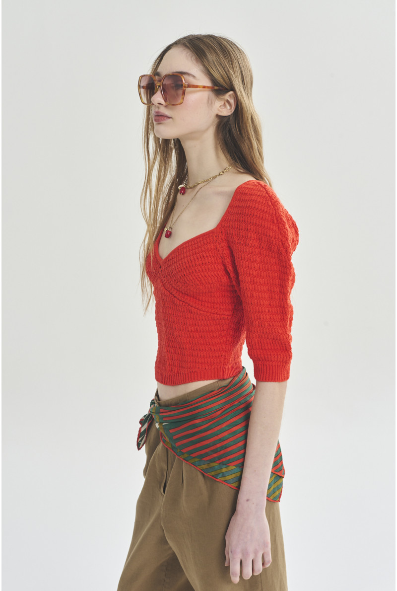 SWEATER V AL CODO NADINE