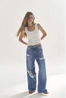 JEAN SUPER ANCHO C/ROTURAS PARIS