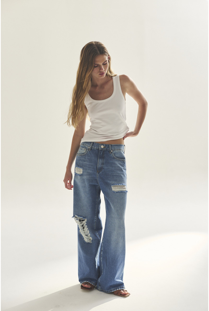 JEAN SUPER ANCHO C/ROTURAS PARIS