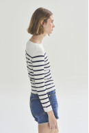 SWEATER C/BOTE M/L DORIS