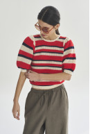SWEATER C/R M/CODO DIZZY