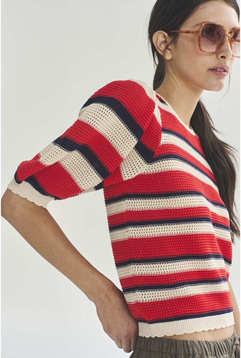 SWEATER C/R M/CODO DIZZY