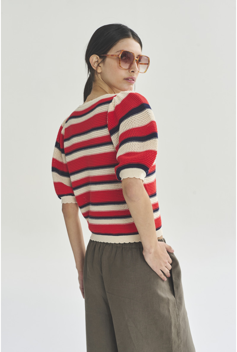 SWEATER C/R M/CODO DIZZY