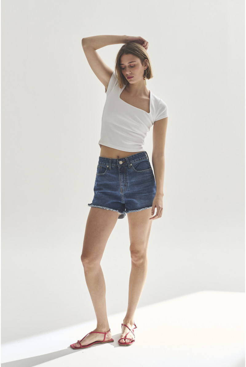 SHORT TIRO ALTO AZUL