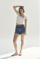 SHORT TIRO ALTO AZUL