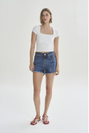 SHORT TIRO ALTO AZUL