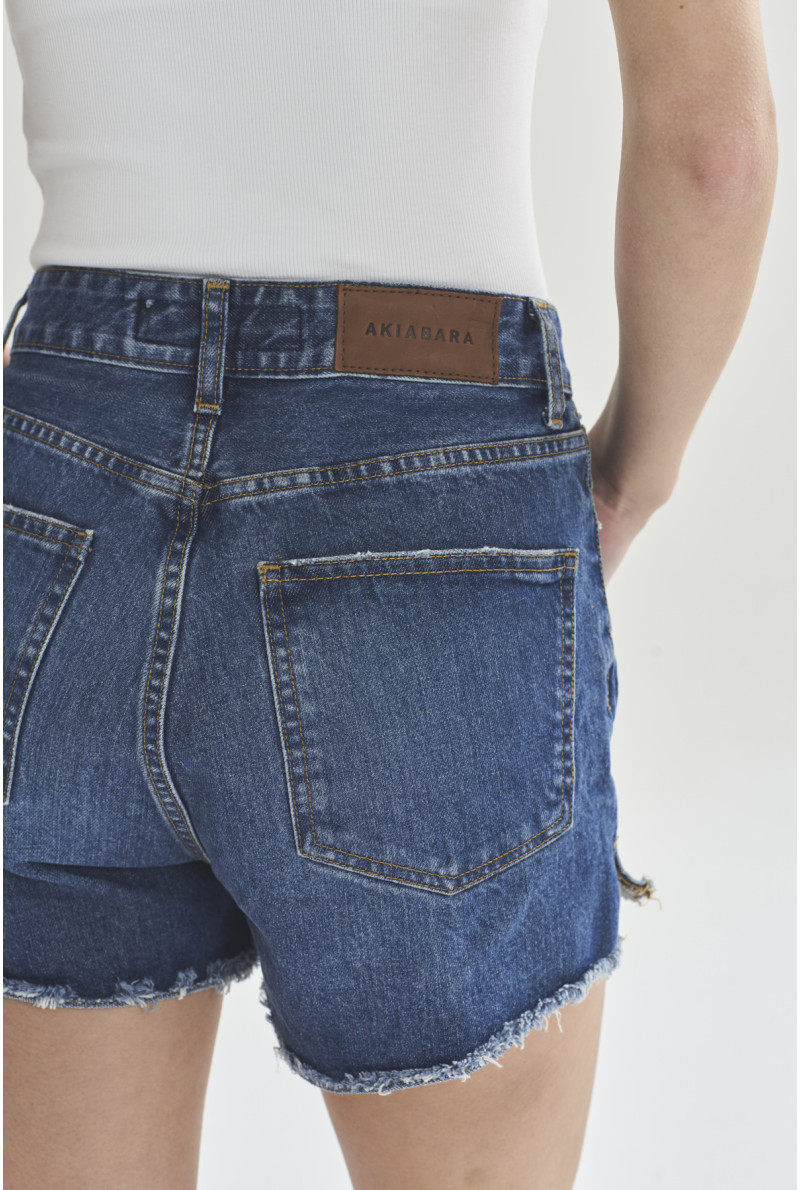 SHORT TIRO ALTO AZUL