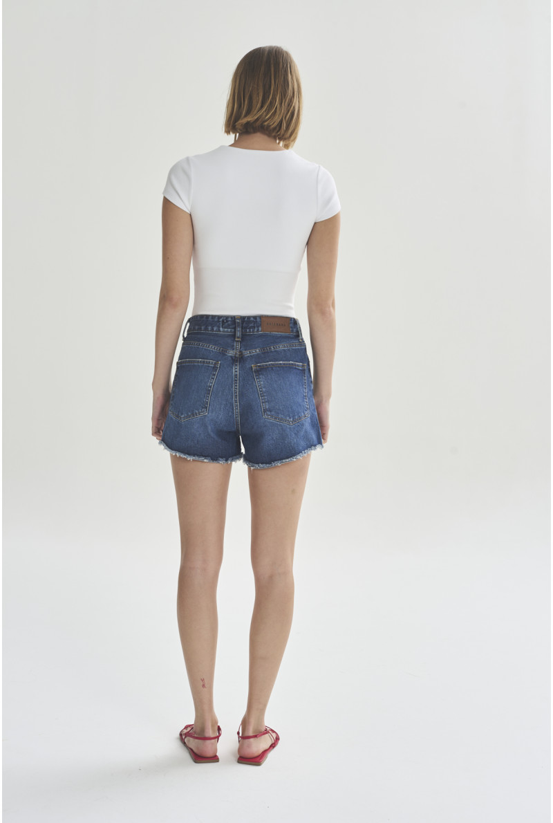 SHORT TIRO ALTO AZUL