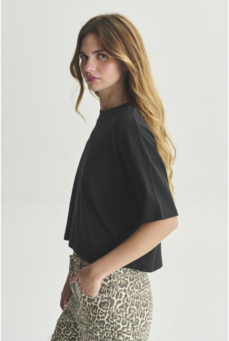 REMERA C/R M/CODO STAR