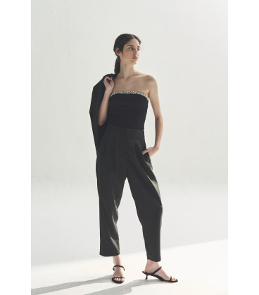 TOP STRAPLESS C/STRASS KYLIE