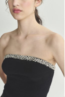 TOP STRAPLESS C/STRASS KYLIE