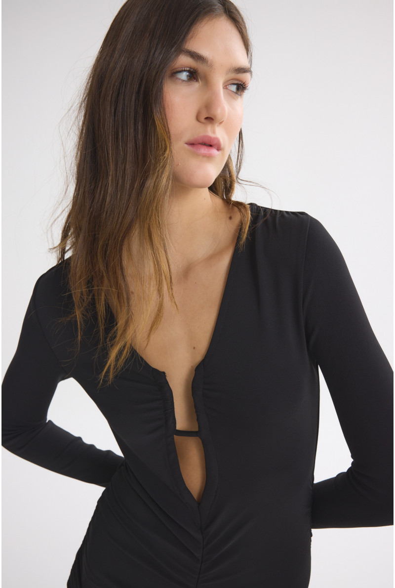 VESTIDO LARGO V M/L WES