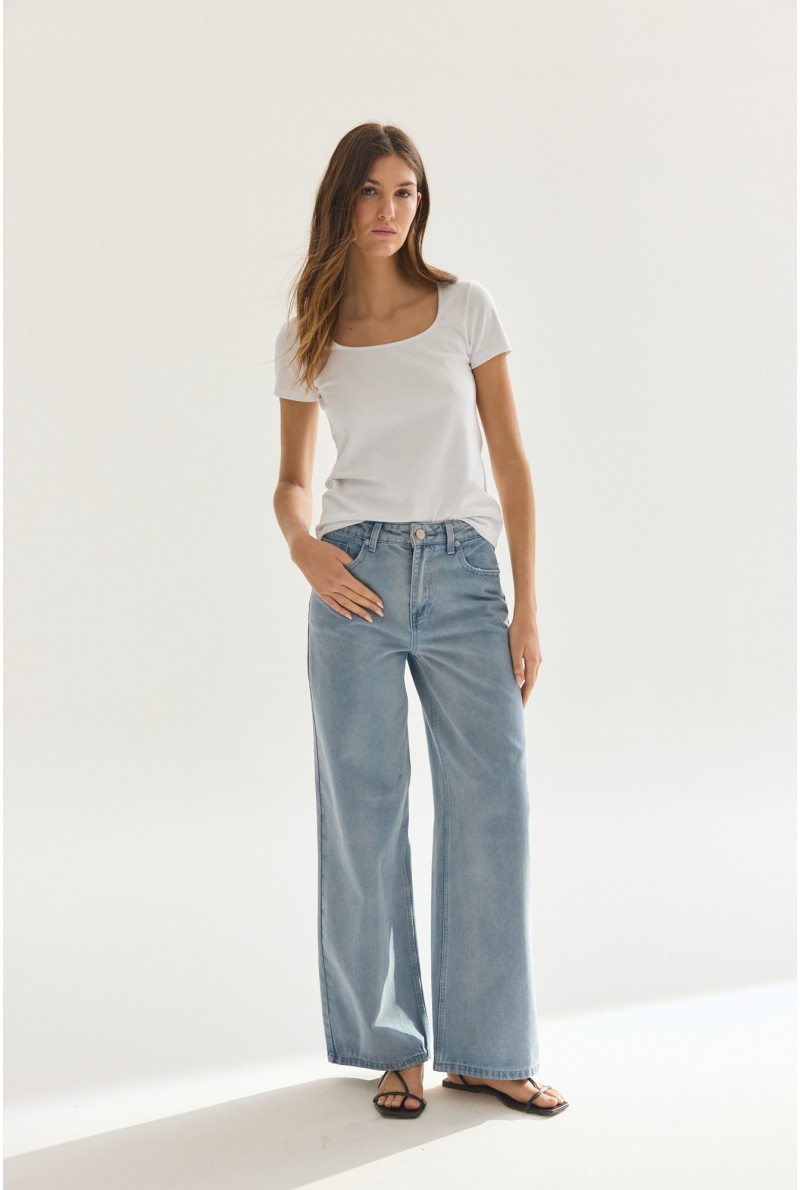 JEAN WIDE LEG ZAPPA