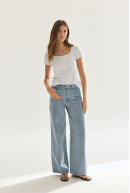 JEAN WIDE LEG ZAPPA