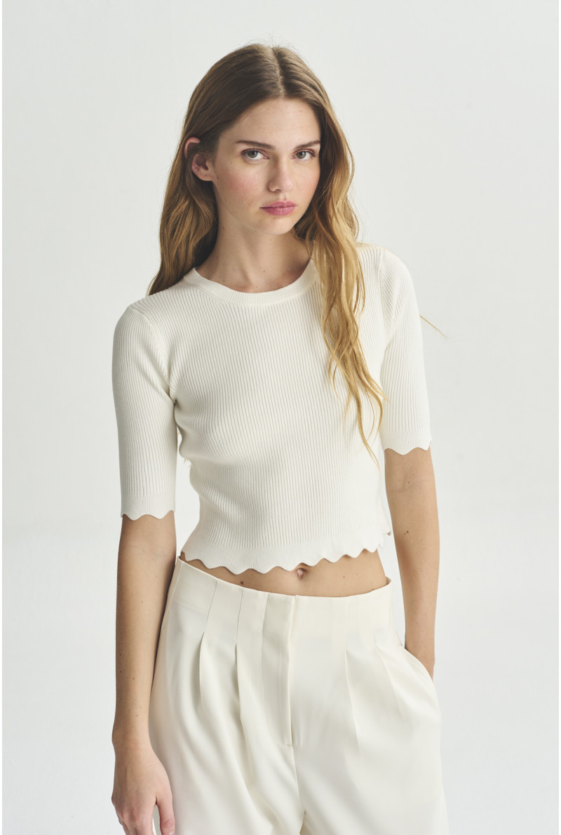 SWEATER C/R M/CODO SAM