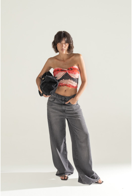 TOP STRAPLES COLLINS