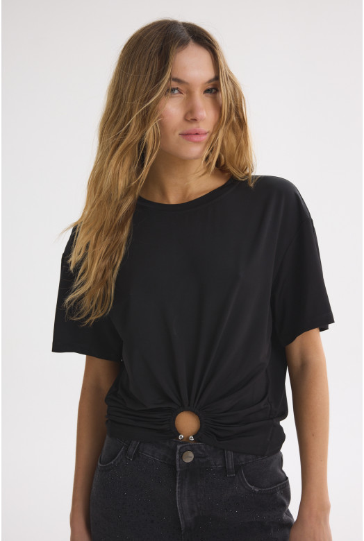 REMERA C/R M/C OLIVIA