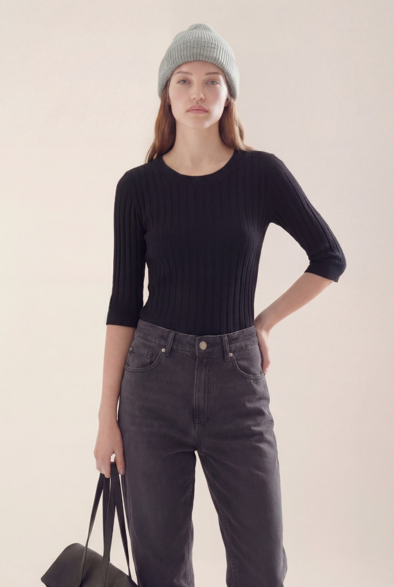 SWEATER C/R M/CODO TINA