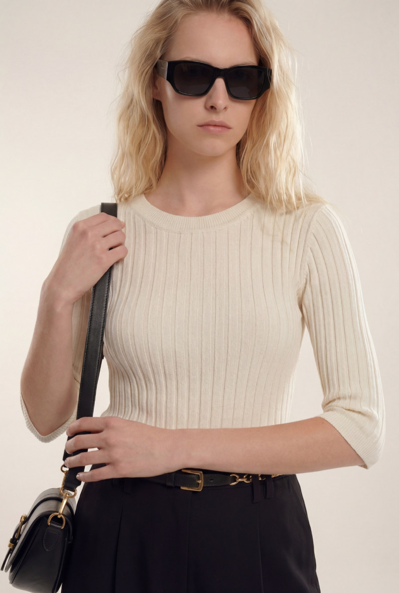 SWEATER C/R M/CODO TINA