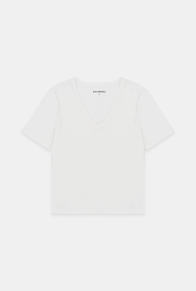 REMERA CUELLO V MANGA CORTA NAOMI