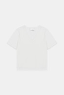 REMERA CUELLO V MANGA CORTA NAOMI
