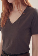REMERA CUELLO V MANGA CORTA NAOMI