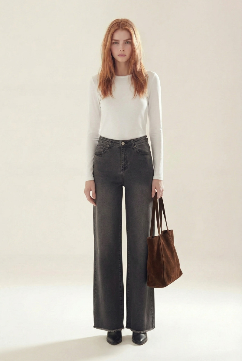 JEAN WIDE LEG PARTON