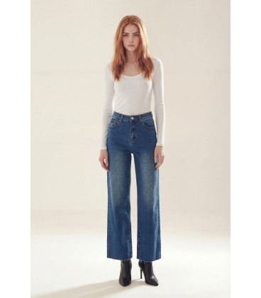 JEAN WIDE LEG PARTON