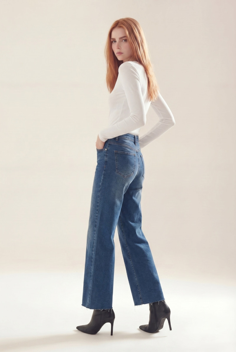 JEAN WIDE LEG PARTON