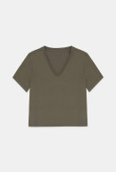 REMERA CUELLO V MANGA CORTA ALLISON