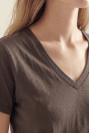 REMERA CUELLO V MANGA CORTA ALLISON