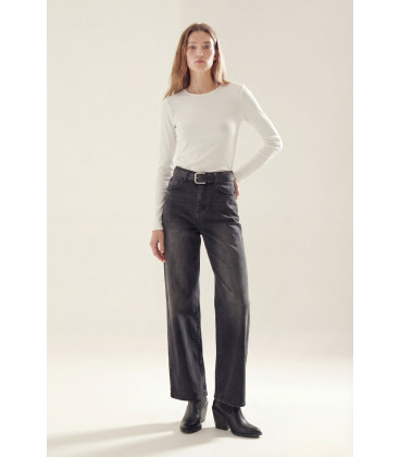 JEAN WIDE LEG BURDON