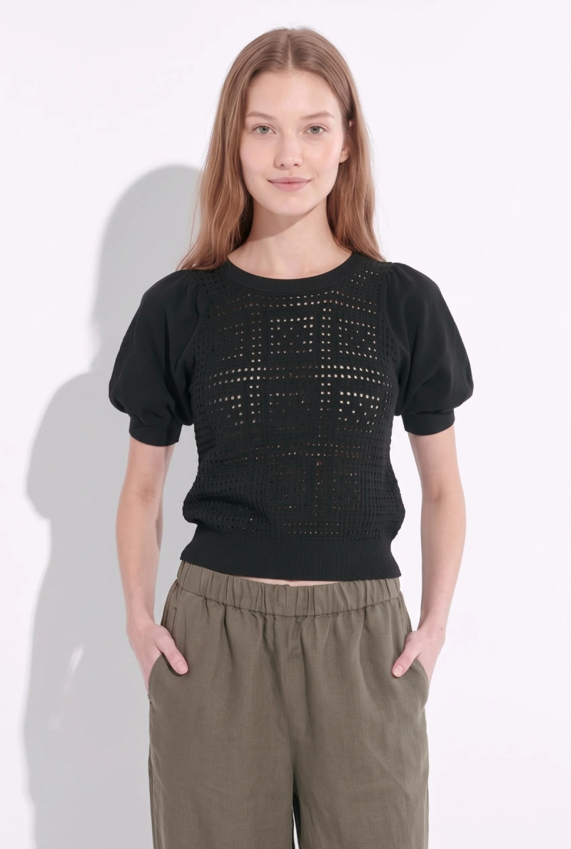 SWEATER C/R M/CODO NORA