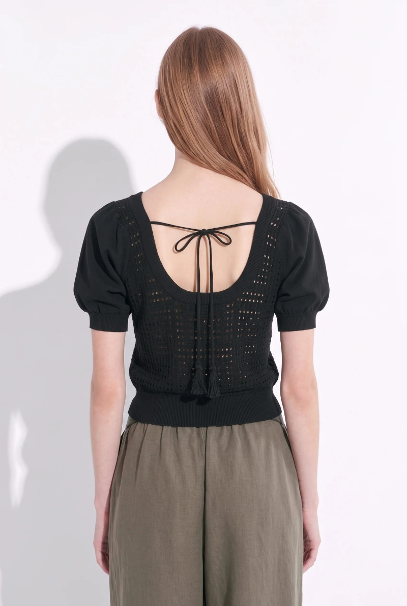 SWEATER C/R M/CODO NORA