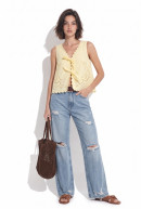 BLUSA SIN MANGAS FRESA