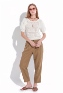 SWEATER C/R M/CODO NORA