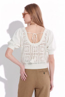 SWEATER C/R M/CODO NORA