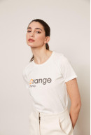 REMERA C/R M/C ORANGE