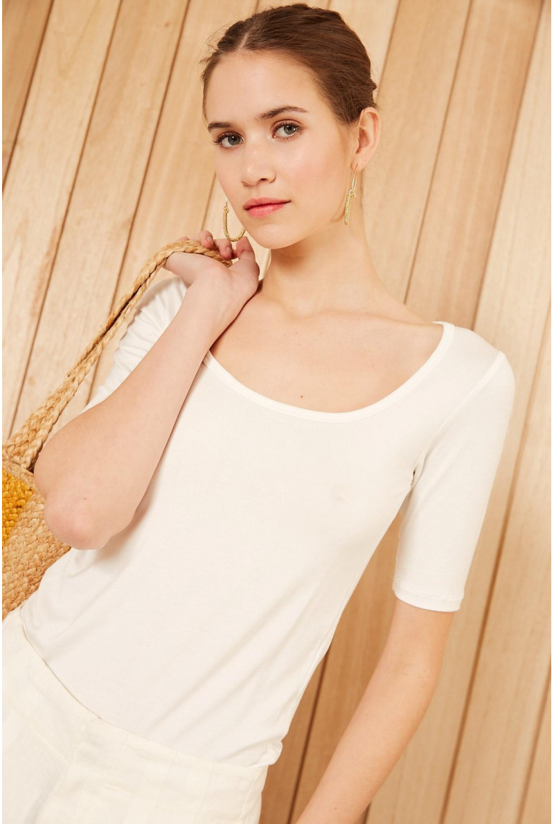 REMERA C/R M/CODO NOAH